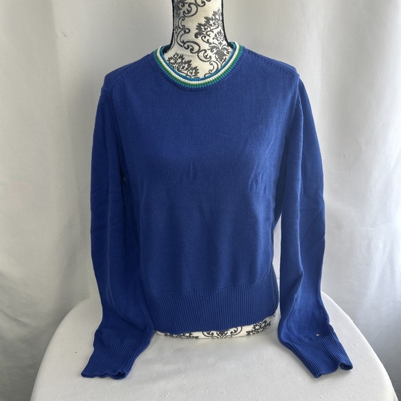 Tommy Hilfiger Sweaters - Vintage Women's Tommy Hilfiger Sweater Pullover Sweater  Blue Sz Large Crew Neck